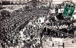 Alger - Embarquement des Chasseurs et Tirailleurs pour le Maroc - 1911